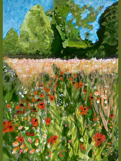 Wildflower Secrets, painting by Luke Wallin