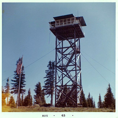 Lookout tower in Idaho (1963)